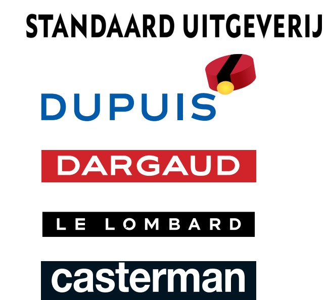 Dupuis, Dargaud, Le Lombard, Casterman, Standaard Uitgeverij