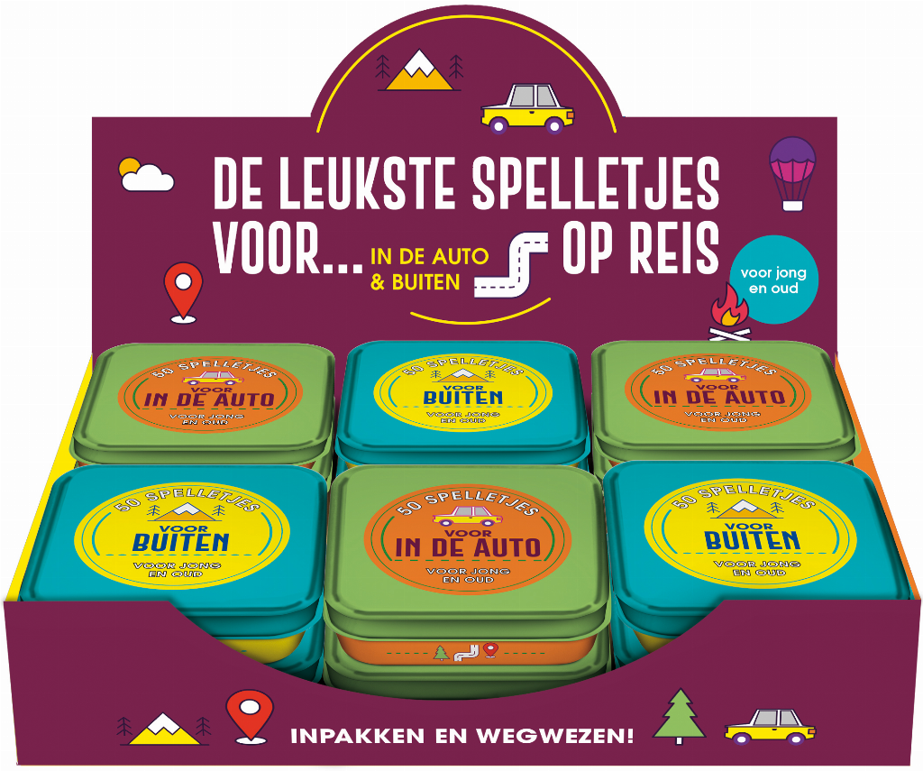 50 spelletjes voor op reis